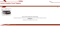 Desktop Screenshot of larryscustomtrucktoppers.net